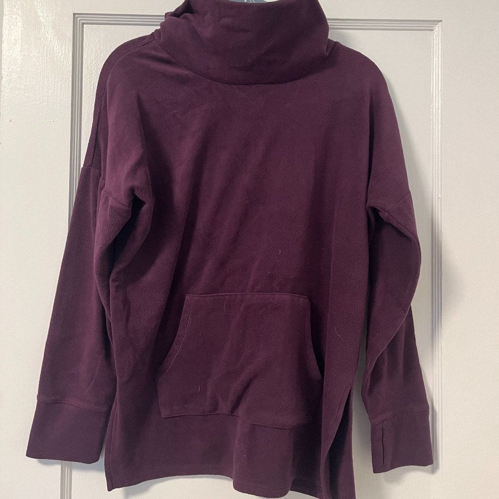 Women's Cuddl Duds Size Small Fleecewear with Stretch Turtleneck Sweater